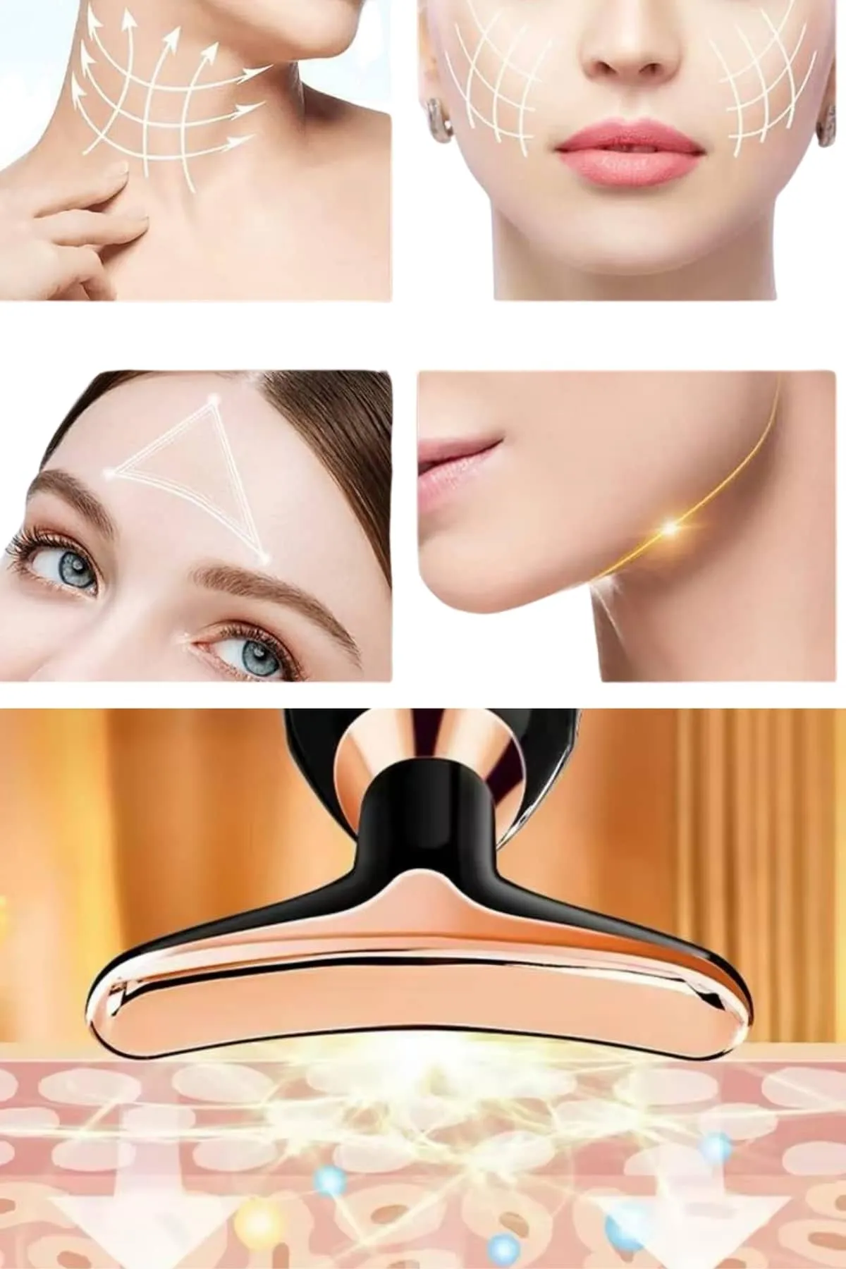 Boyun Ve Yüz Güzellik Cihazı Masaj Cihazı