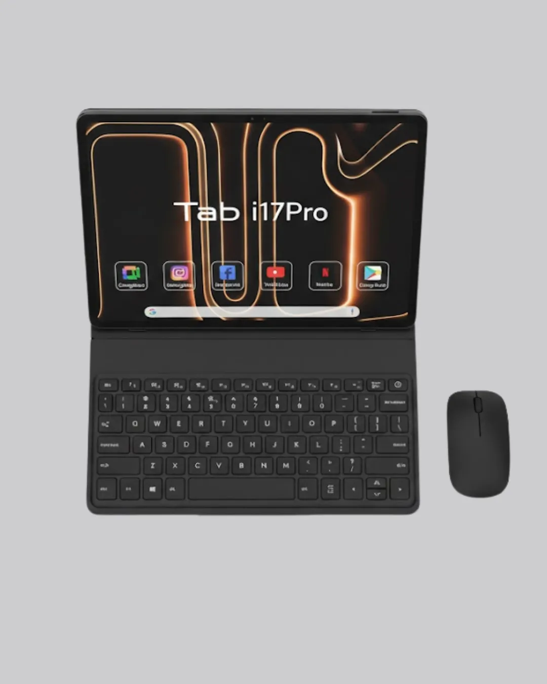 Android 15 Tablet Klavyeli Mouse’lu Profesyonel Set