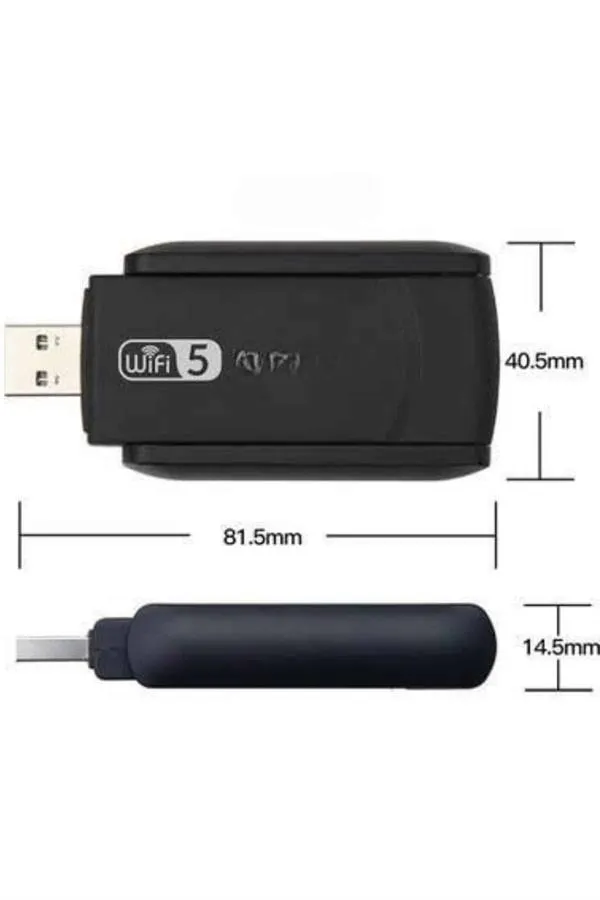 Wifi Alıcı Dual Band Usb 3.0 Adaptör Kablosuz Windows 7/8/10/11